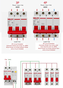 Dz47s serisi küçük devre kesici 1P kontrol anahtarı c-tipi aydınlatma devre kontrolü 16A 20A 25A Dc devre kesici 125a 2p 6-2 - Product Image 5