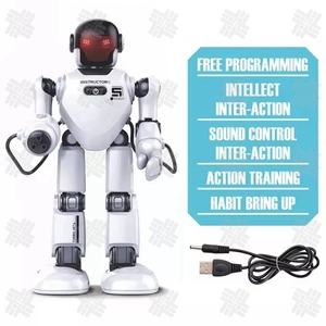 KW声控智能射击技术钻工机器人2.4G Rc编程机械机器人玩具 - Product Image 2