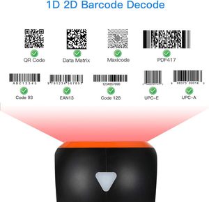 Eyoyo EY-8800 USB Wired Handsfree Desktop Screen Scanning QR <strong>Code</strong> 1D 2D Barcode Scanner for Warehouse Supermarket Retail Store - Product Image 3
