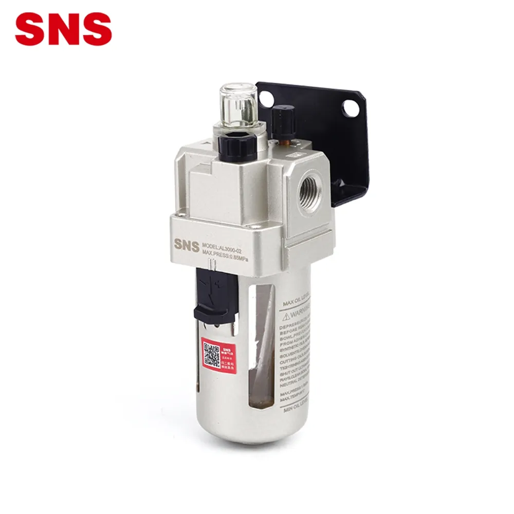 Lubricador automático de aceite para aire, Unidad de Tratamiento de fuente de aire de alta calidad de la serie SNS AL