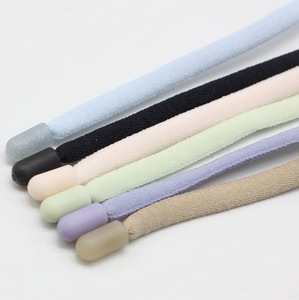 Spandex Nylon Soft Flat Earloop Banda elástica Suede Elastic Loop Cord Cuerda elástica - Product Image 6