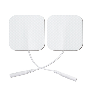 Quadratische Ersatz elektroden <span class=keywords><strong>pads</strong></span> Vlies elektrode EMS <span class=keywords><strong>TENS</strong></span>-Einheit Klebe elektrode <span class=keywords><strong>TENS</strong></span>-Pad 5x5cm mit 2mm Pigtail-Stift - Product Image 6