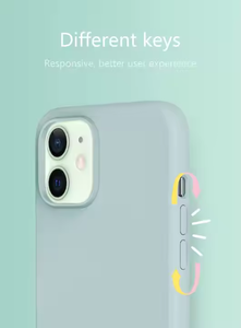 ソリッドカラーカスタマイズ可能な耐衝撃性とドロッププルーフの超薄型シリコン電話ケースApple Iphone 13 Mini Pro Max用 - Product Image 2