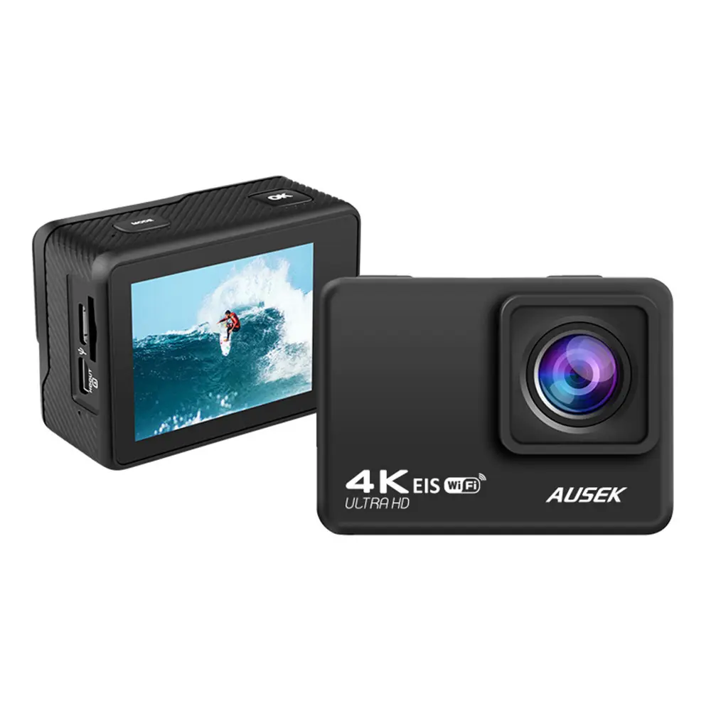 Camara Deportiva Full Hd Acesorios Gropo Negro Studio Camera Video 4K 60fps 24mp Ultra Hd Wifi Action Camera Voor Moto Vloggen