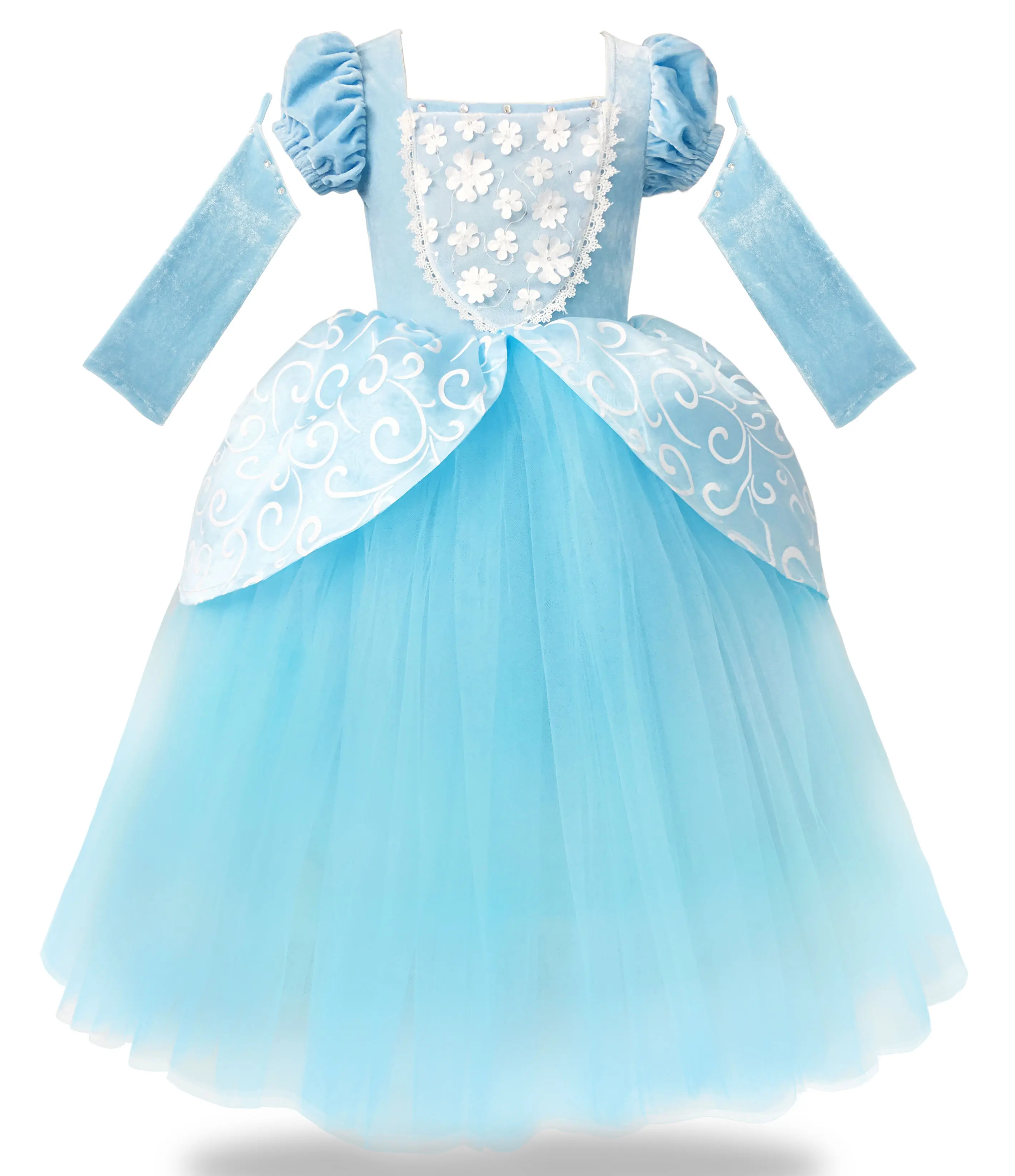 Vestito per ragazze principessa festa abiti da ballo per bambini bambini sera vestito cosplay costumi