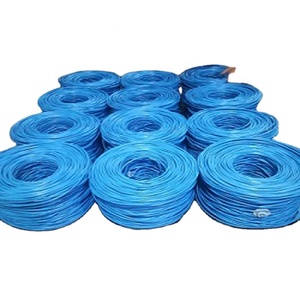 Cavo UTP Lan Cat6 cavo di comunicazione per <span class=keywords><strong>Computer</strong></span> intrecciato 4 paia di rame CCA filo solido per interni esterni dati cavo di rete Ethernet