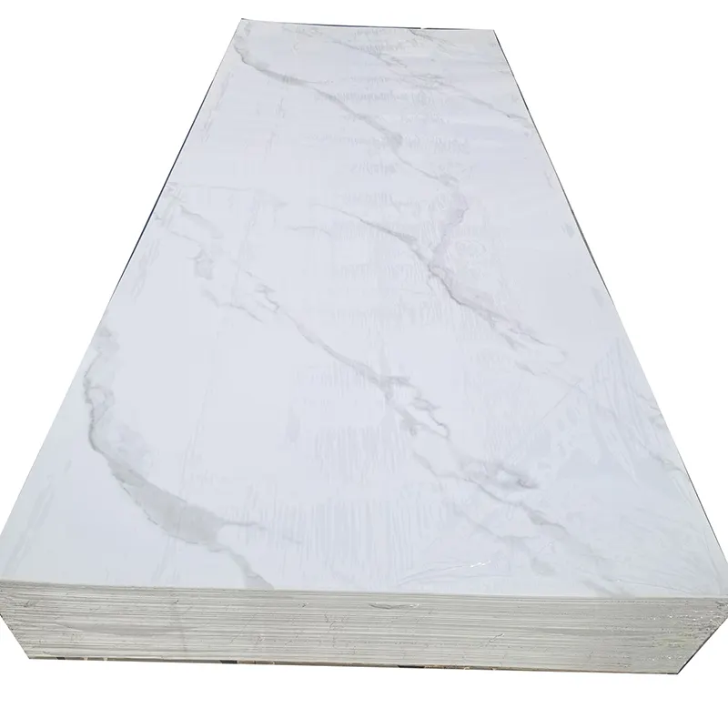 Artifical stone wall cladding board 3d pvc panel uv marble sheets china