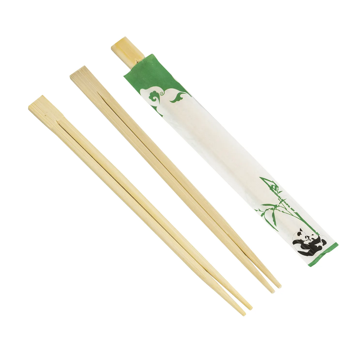 2024 Chopsticks hochwertiger Großhandelspreis hochwertige Papierverpackung Einweg-Bambus-Zwillings-rund-Chopsticks