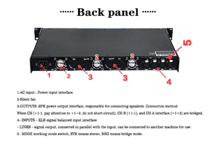 AMPLIFICADOR DE POTENCIA hecho en China mezclador de potencia amplificador profesional módulo amplificador de potencia de audio - Product Image 6