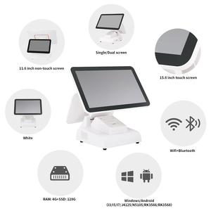Nuevo diseño todo en una máquina de sistema táctil Pos oculta con cable de pantalla dual - Product Image 3