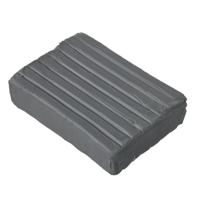 2oz. Gri renkli fırın fırında modelleme kil çevre dostu toksik olmayan polimer kil - Product Image 1