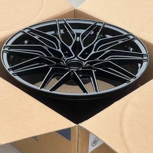 ขอบล้อรถเว้าสำหรับ BMW Audi 17/18/19/20-สไตล์รังนกสีดำสำหรับ BMW 3 Series5 7ชุดการไหล5*112 5*120 - Product Image 2