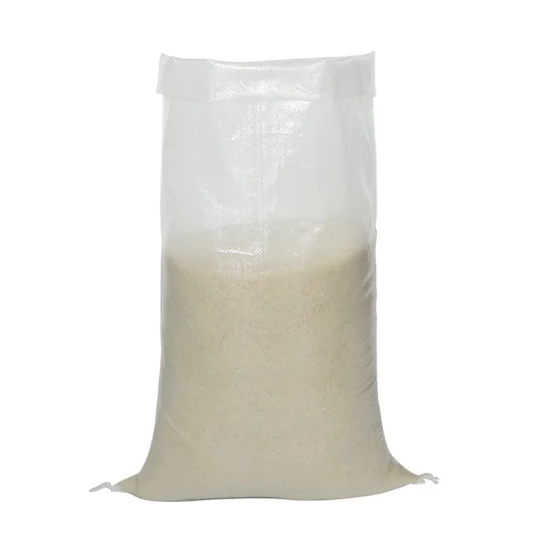Sacos de polipropileno de 5kg 10kg 25kg saco tecido pp saco de polipropileno para gado peixe frango grãos de alimentação animal