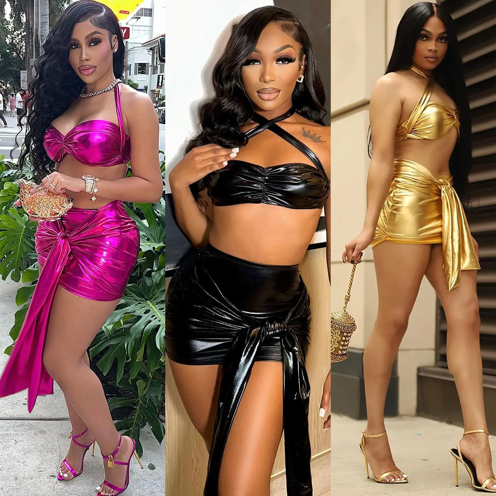 2023 Sexy Girl Black Cosplay Exotic Dancewear Stripper Outfit Swimwear Dress Lingerie per sfilata di moda calda più economica