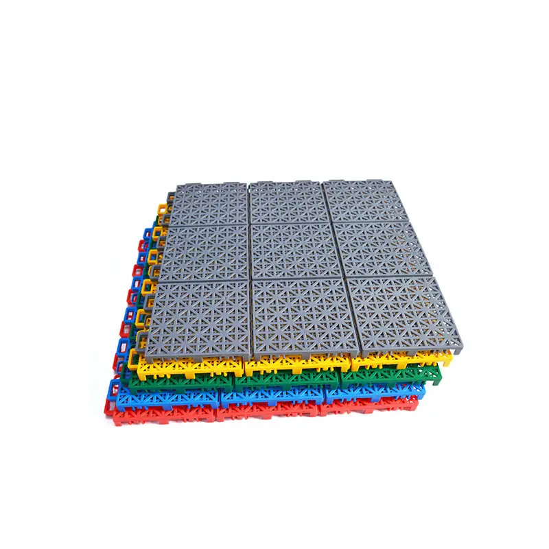 Pp Suspended Outdoor Plastic Interlocking Basketball Court /Tennis Court/Futsal Court Assembly Outdoor Used Sport Flooring Tiles