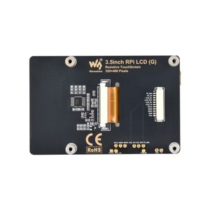 3,5-Zoll-resistives Touch-Display (G) für Raspberry Pi, IPS-Panel, Auflösung 320*480, Immersion Gold-Prozess, 262K Farbe