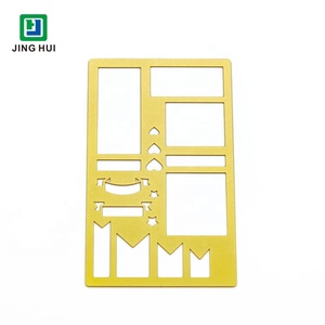 Metal Multi Functional <strong>Etching</strong> Paint Mat Gold Metal Brass Silver Copper Drawing <strong>Stencils</strong> for Children