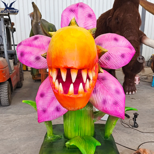 Adventure Park Decoración Simulación Flor Modelo Planta personalizada con sonido de masticación espeluznante - Product Image 6