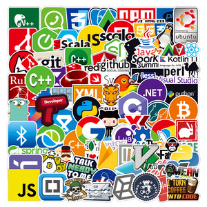 100 108 Pcs Cute Lovely PVC Stickers <strong>Computer</strong> Programmer Hp Laptop Laptop Stickers <strong>Programming</strong>