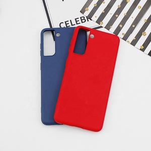 工厂价格便宜三星Galaxy S22后盖外壳TPU哑光液体硅胶适用于iPhone 13手机壳S22 Plus - Product Image 3