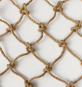 Cây Gai Dầu Tự Nhiên Manila Dây Leo Núi Hàng Hóa Net Trẻ Em An Toàn Đay Lưới Nhà Máy Tùy Chỉnh Mềm Bền Trẻ Em Leo Núi Net - Product Image 2