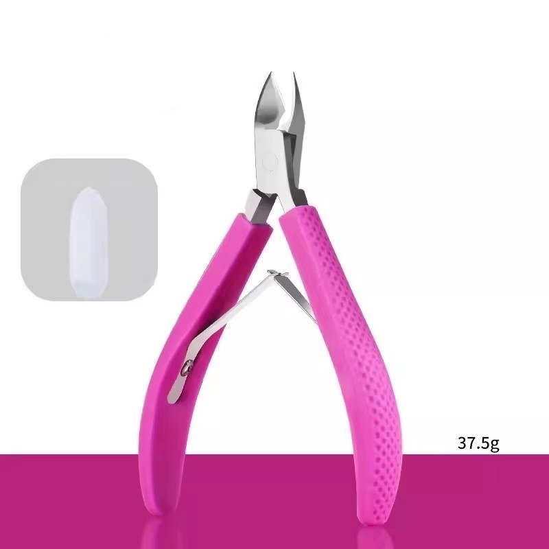 Coupe-cuticules en silicone - rouge rosé