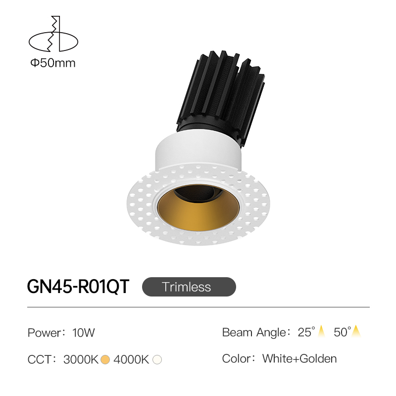 Bianco senza cornice + Oro