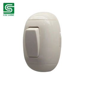 Duvar ışık anahtarı 1 yollu 2 yollu başucu anahtarı basit tarzı Oval anahtarı - Product Image 3