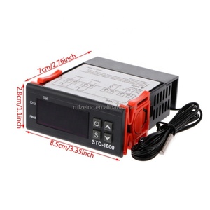 Termostato Digital AC 110-220V 10A, STC-1000 dos relé de salida STC 1000, controlador de temperatura para incubadora