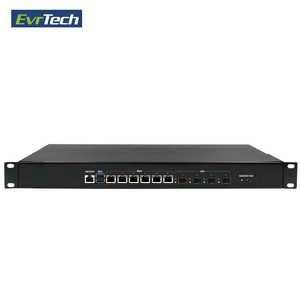 Chipset H110 LGA1151 Computer industriale Firewall Pfsense di sicurezza di rete con 6LAN e 4 porte ottiche Router PC - Product Image 2