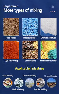 Nhựa nguyên liệu trộn 500kg lớn trộn Công suất vít dọc khuấy để bán - Product Image 5