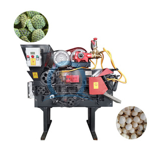 Venda quente Fresco Lotus Sementes Máquina De Bombardeio Lotus Núcleos Remoção Porca Peeling Estourando Processamento Lotus Kernel Extrator Separado