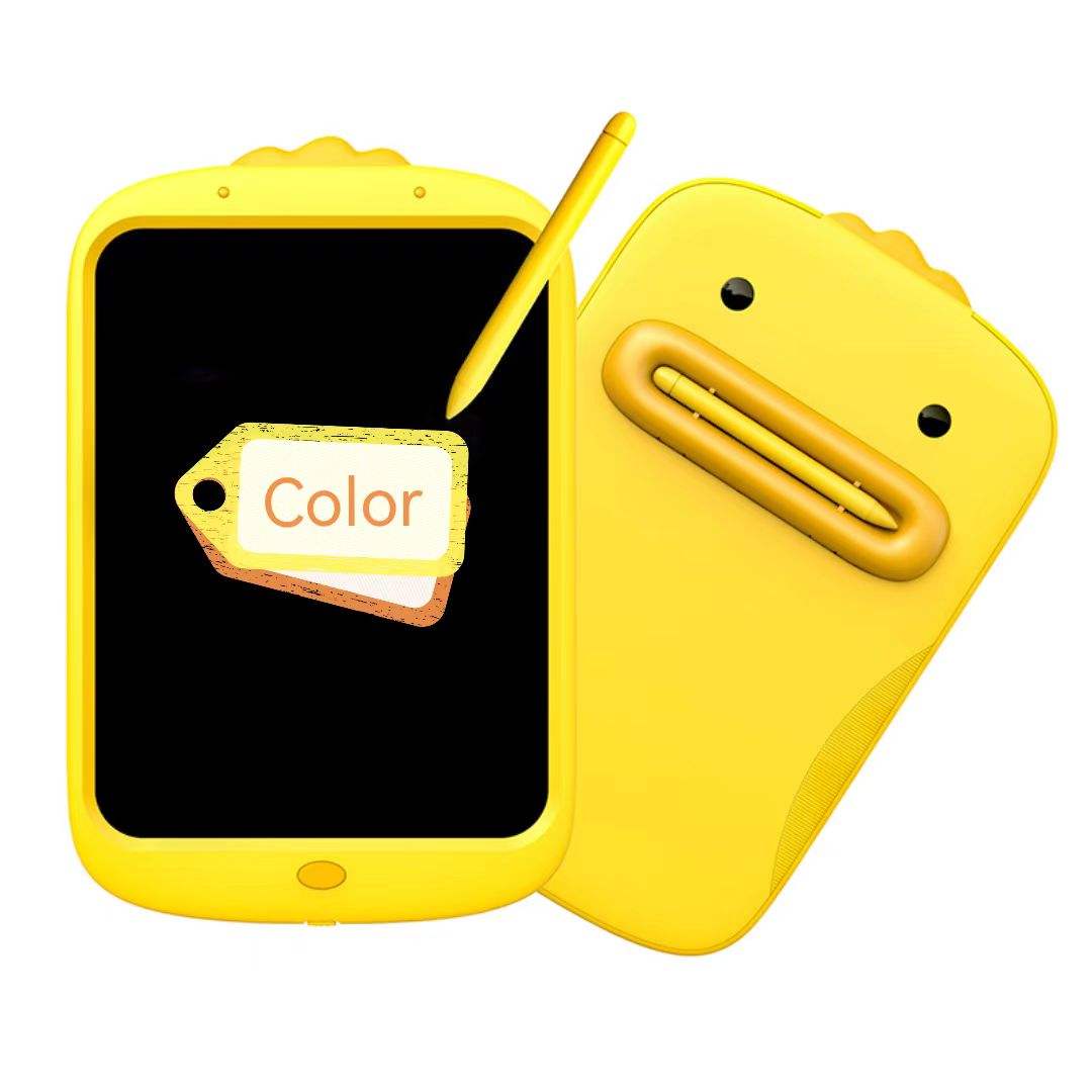 Pato de dibujos animados amarillo