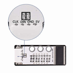 Digital Tube Module Hirwonder Robot Module Compatível com <span class=keywords><strong>Raspberry</strong></span> <span class=keywords><strong>Pi</strong></span> Jetson Nano microbit