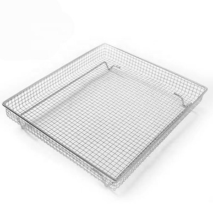 Thép Không Gỉ 304 316 Cấp Thực Phẩm Dệt Đục Làm Khô Lò Làm Mát Kim Loại Dây Lưới Khay Cho Thực Phẩm Trái Cây Mất Nước - Product Image 3