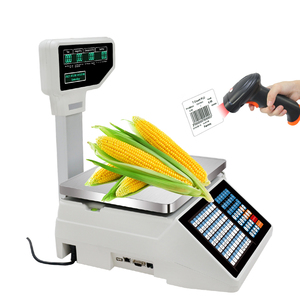 NVK TM-A20b Label Printing Scale Electronic Price <strong>Computing</strong> Supermarket Scale With Dual Screen LCD Display for Fruit <strong>Stores</strong> - Product Image 5