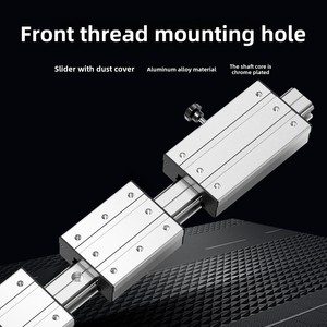 Nuevo núcleo de rodamiento de bloque óptico de acero de riel deslizante de guía lineal de doble eje de alta velocidad para maquinaria de carpintería CNC - Product Image 3
