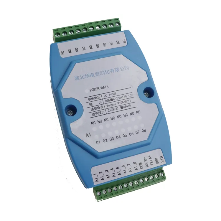 Controlador Iot Industrial de 16 canales, Dispositivo de Adquisición de Datos, Daq Rs485, Modbus Rtu, transceptor, Sensor, conversión de señal