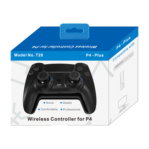 Nuevo producto ps4 controlador inalámbrico Bluetooth con barra de luz/giroscopio de seis ejes/motor de vibración dual/Play Station de pantalla táctil 4