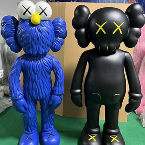 Ev dekorasyon şekil oyuncak koleksiyonu için vinil Kaws heykeli yaşam boyutu oyuncak şekil 4FT KAW modeli - Product Image 1