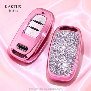 For AUDI Car <strong>Key</strong> Shell Q5 R8 A4\A5\A6\A7\A8 S5\S6\S7\S8 RS6\RS7 Car <strong>Key</strong> Case PC Diamond Crystalprotect Cover - Product Image 4