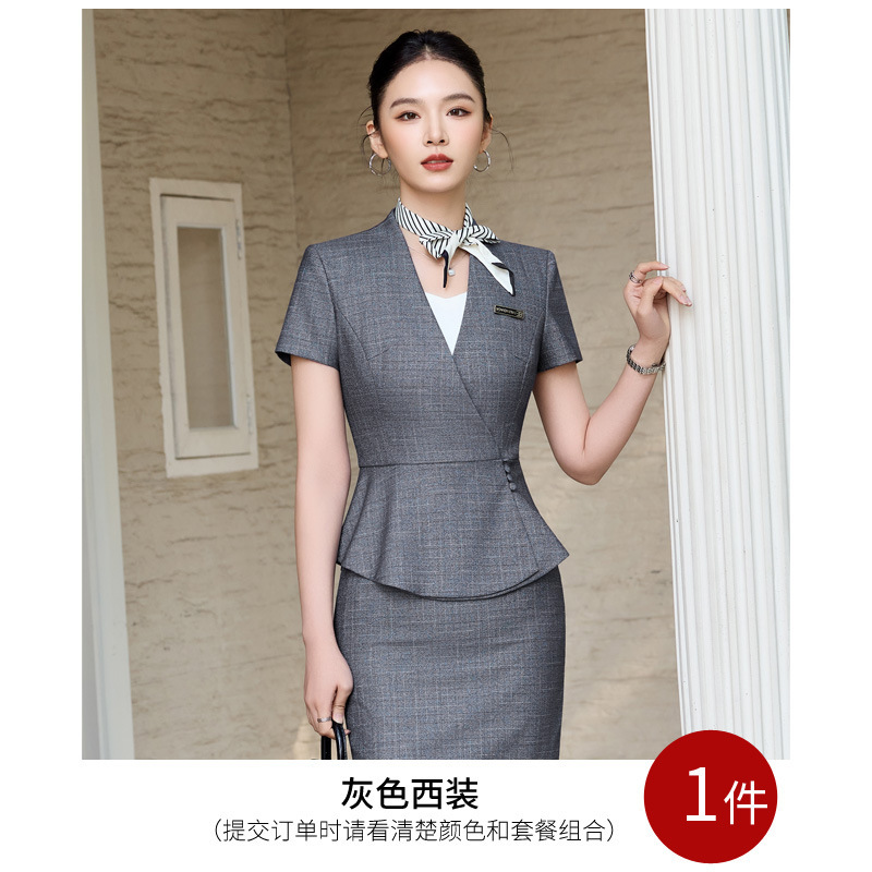 gray suit