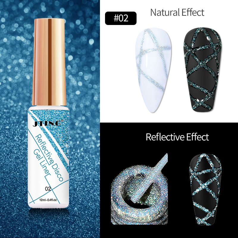 #02 Reflective disco liner gel