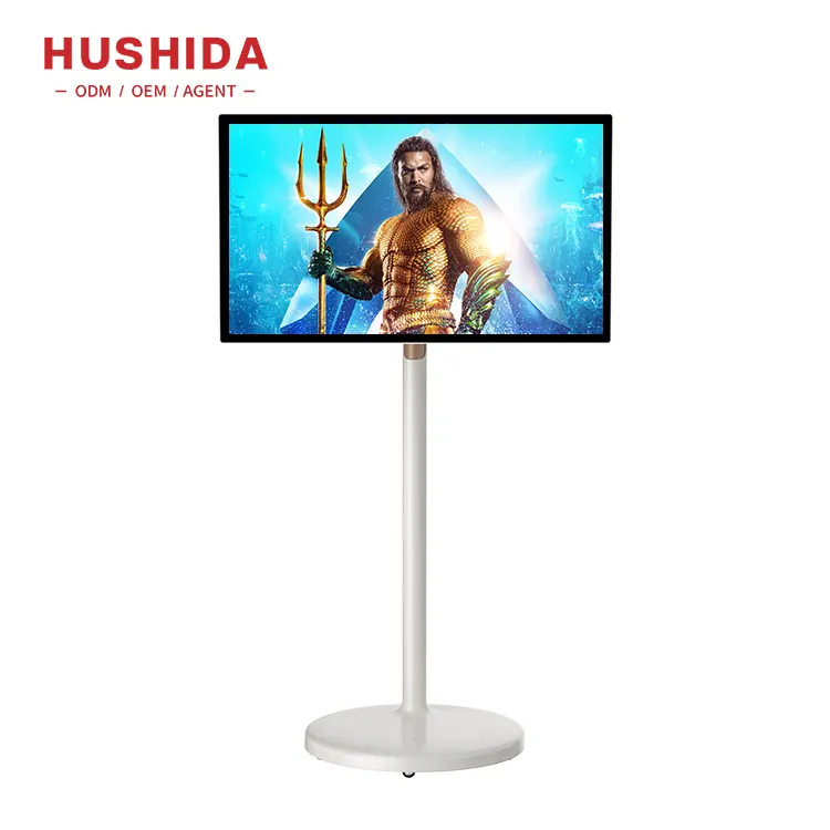 HUSHIDA 32 इंच घर मनोरंजन लाइव स्ट्रीमिंग FHD एलसीडी वायरलेस सस्ता टेलीविजन टीवी स्मार्ट