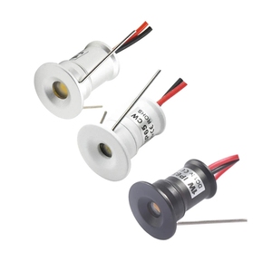 สปอตไลท์ LED 1W ในร่มพร้อมหม้อแปลง100-265V MINI LED ดาวน์ไลท์12V โฟกัสจุดโคมไฟตู้เพดาน IP65 - Product Image 5