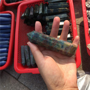 Natural Polished Healing Reiki <strong>Ruby</strong> Zoisite Epidote <strong>Rock</strong> Quartz Stone Single Terminated Crystal Wands Obelisk Tower Point - Product Image 6