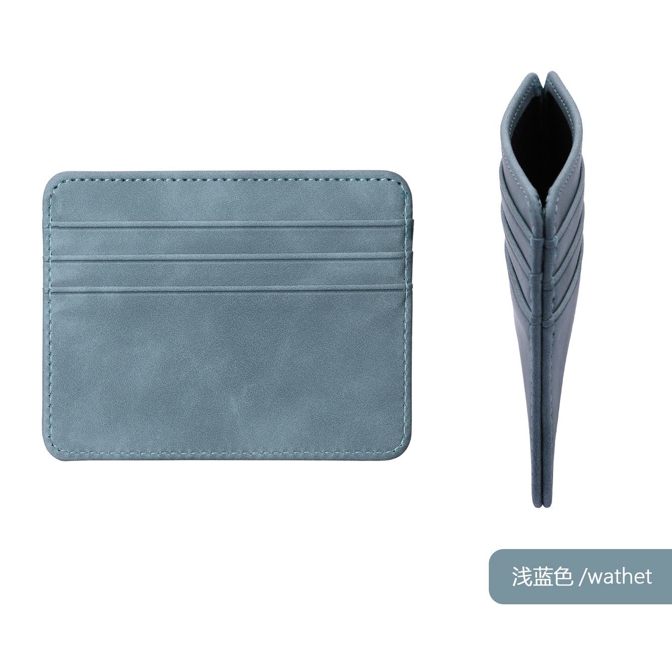 Bleu clair / double face - 8,5*10,8*0,2