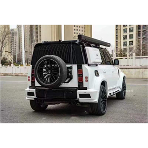 Yükseltme LM tarzı Defender vücut kiti araba dönüşüm Facelift Bodykit geniş vücut kiti için Land Rover Defender 110 2020 - Product Image 3