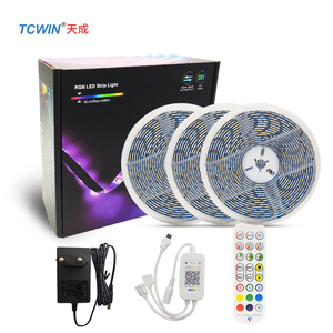 Tcwin 15M DC 12VシングルカラーLEDストリップテープRGB 5050 BT音楽アプリモバイルコントロールLEDテープストリップLEDアプリコントロール - Product Image 3