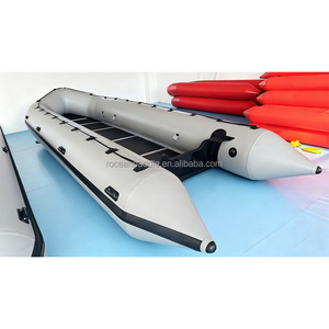 Ce lớn 8M 9M màu đen 1.2mm PVC Zodiac nhiệm vụ nặng nề <span class=keywords><strong>Inflatable</strong></span> thuyền 10 mét Hot Air Hàn - Product Image 1